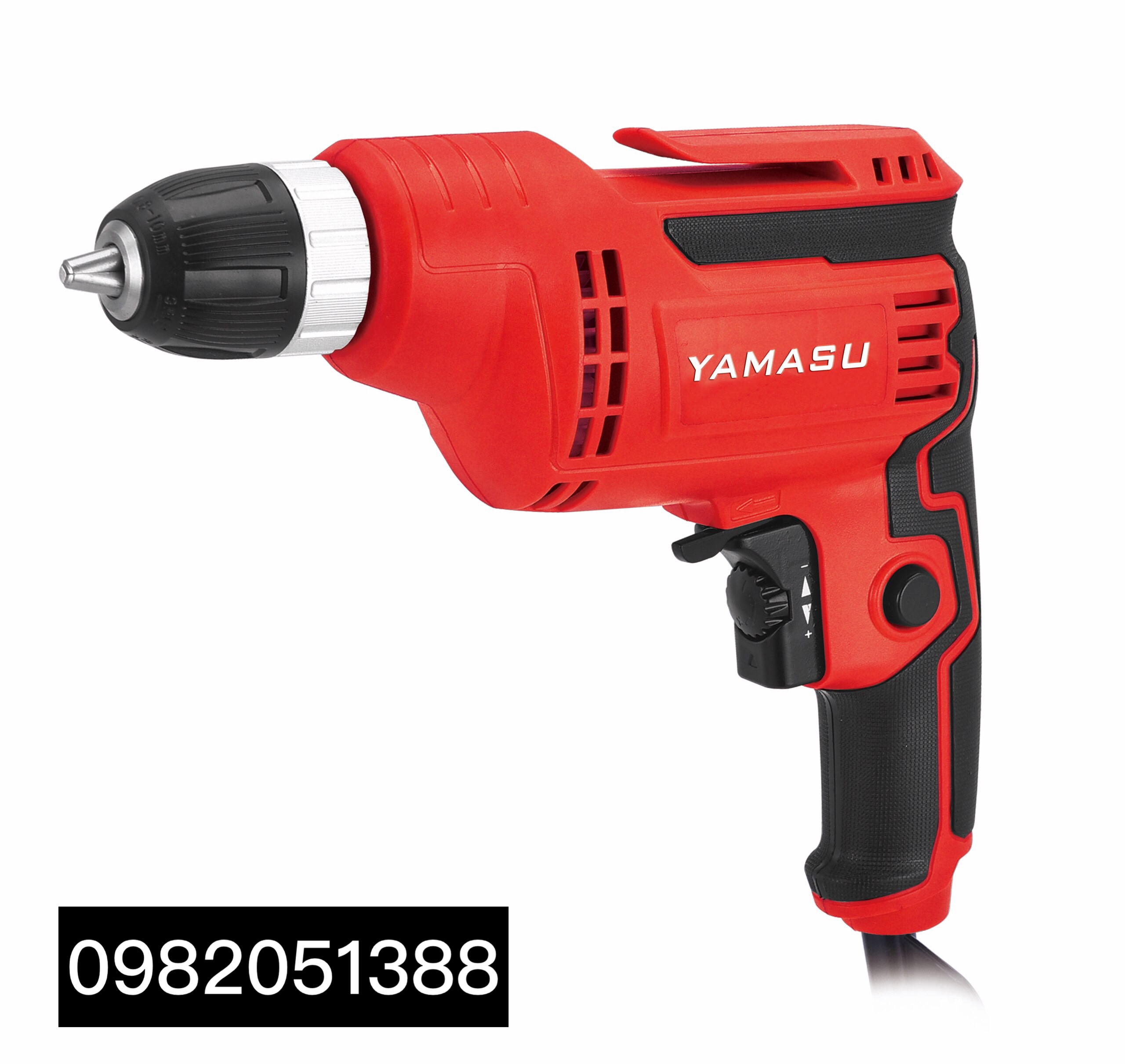 Máy khoan sắt, gỗ, tôn, bắt vít yamasu 10 ly tốc nhanh - 650w