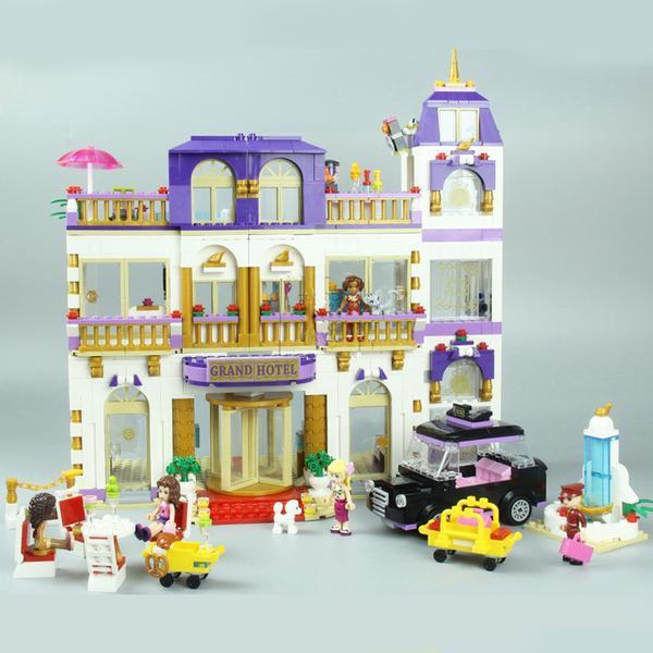 Đồ chơi lắp ráp lego Friends xếp hình Khách sạn Friend Heart Lake Grand Hotel con gái