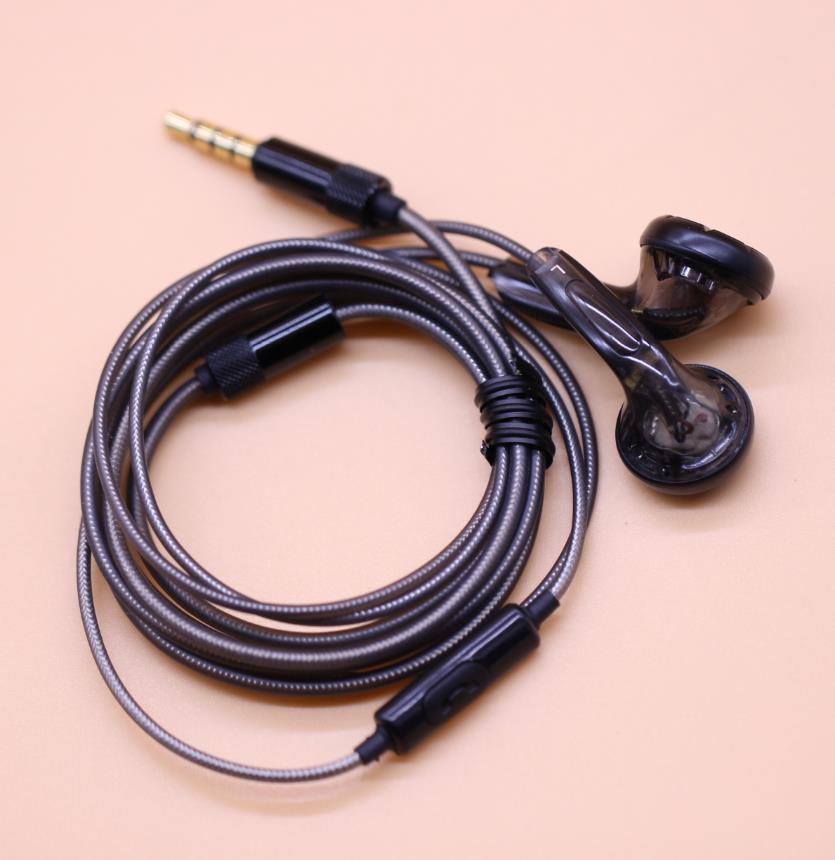 Tự làm mx500 bass nặng đầu dẹp tai nghe tai nghe nhét tai có mic