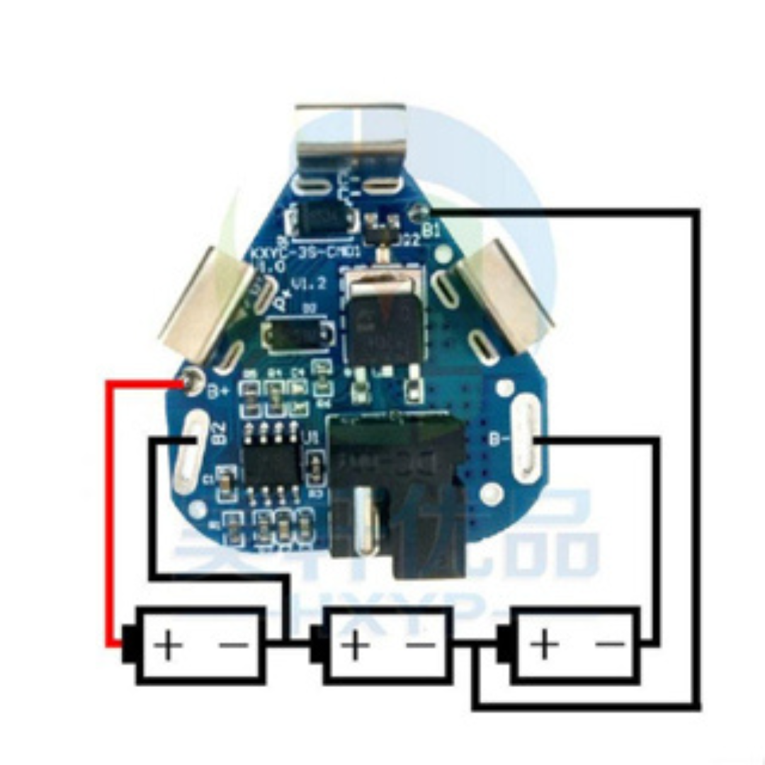 Mạch sạc và bảo vệ pin 3s 12v chế pin máy khoan