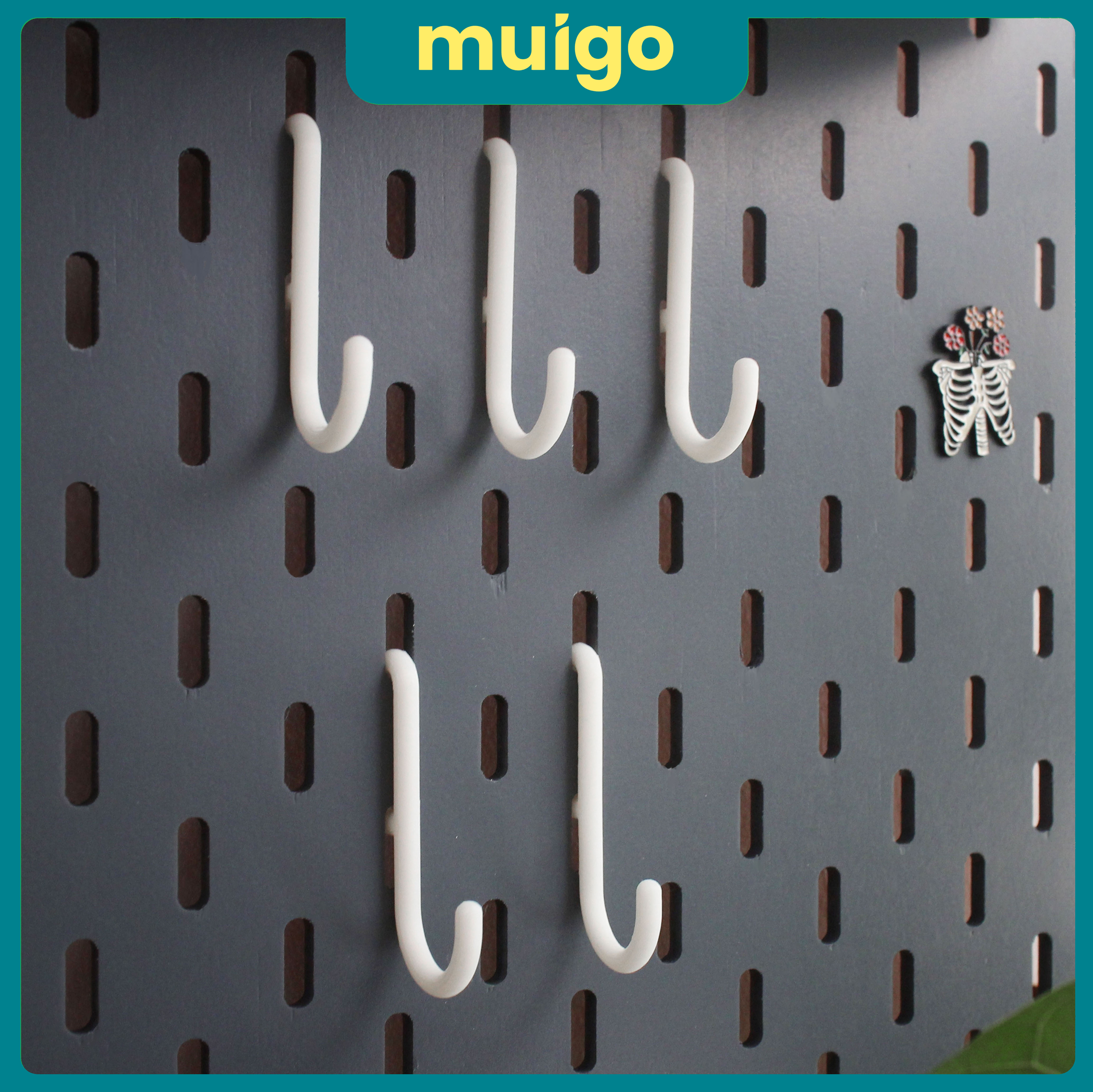 Bộ 5 móc treo bảng Pegboard