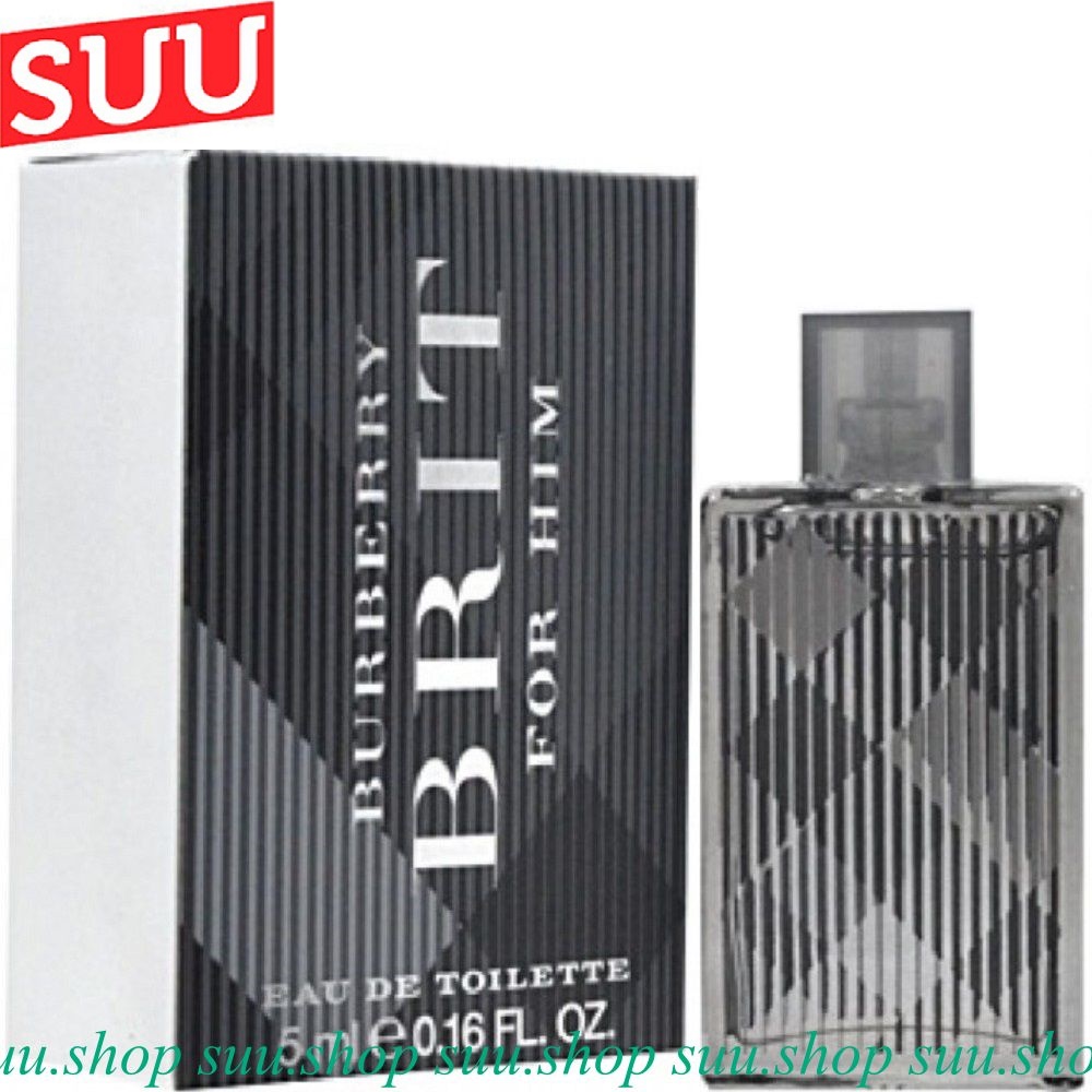 Nước hoa nam 5ml burberry brit for him edt 100% chính hãng