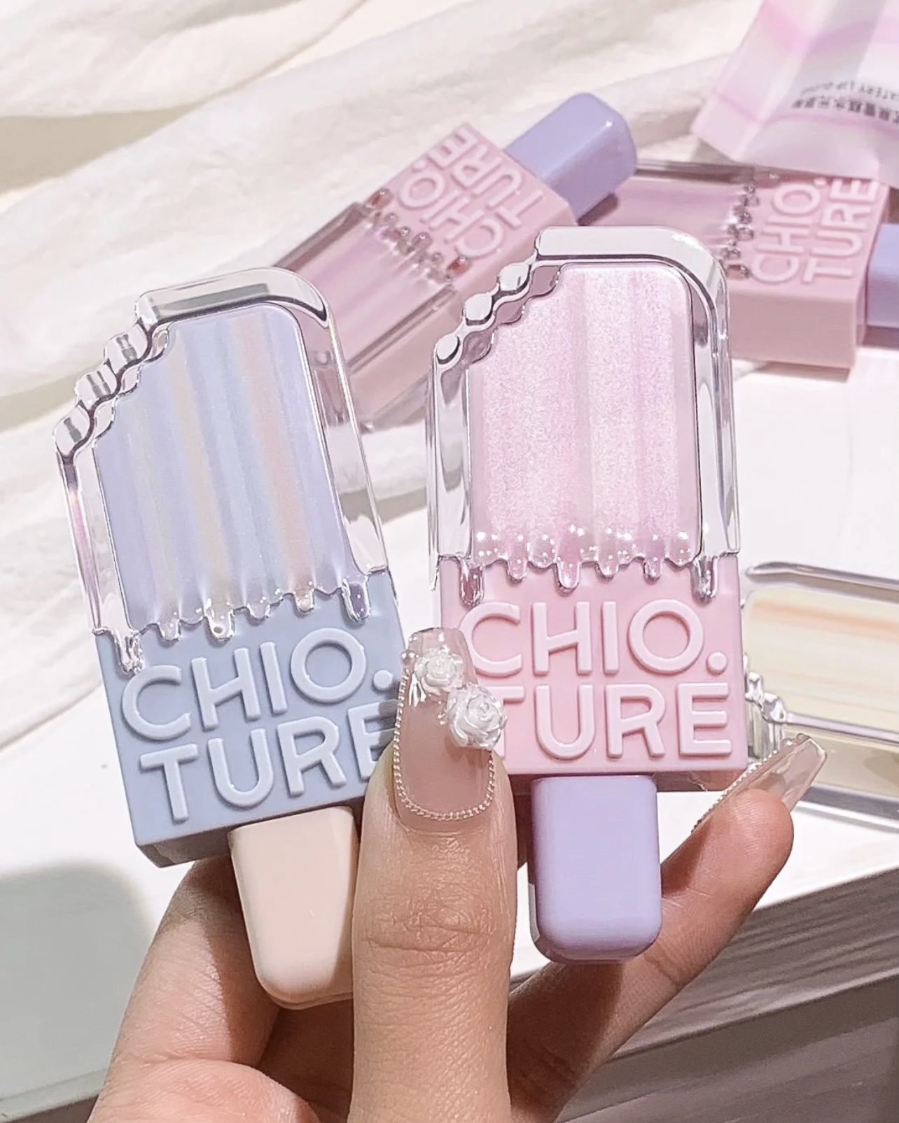 CHIOTURE Son bóng Chioture Ice Cream Watery Lip Gloss
