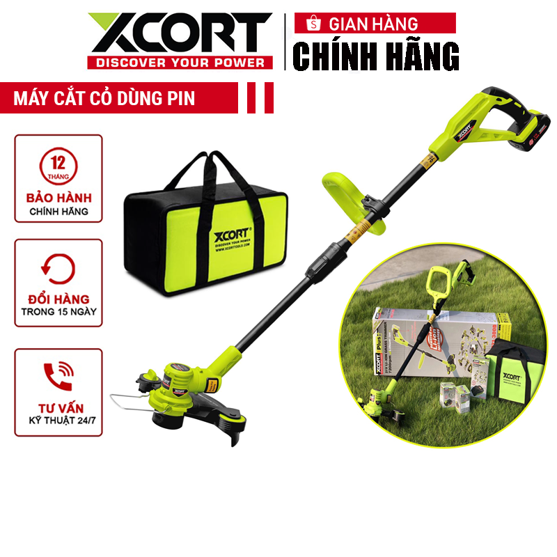 Máy cắt cỏ Máy cắt cỏ dùng Pin XCORT Pin 20V Chính Hãng