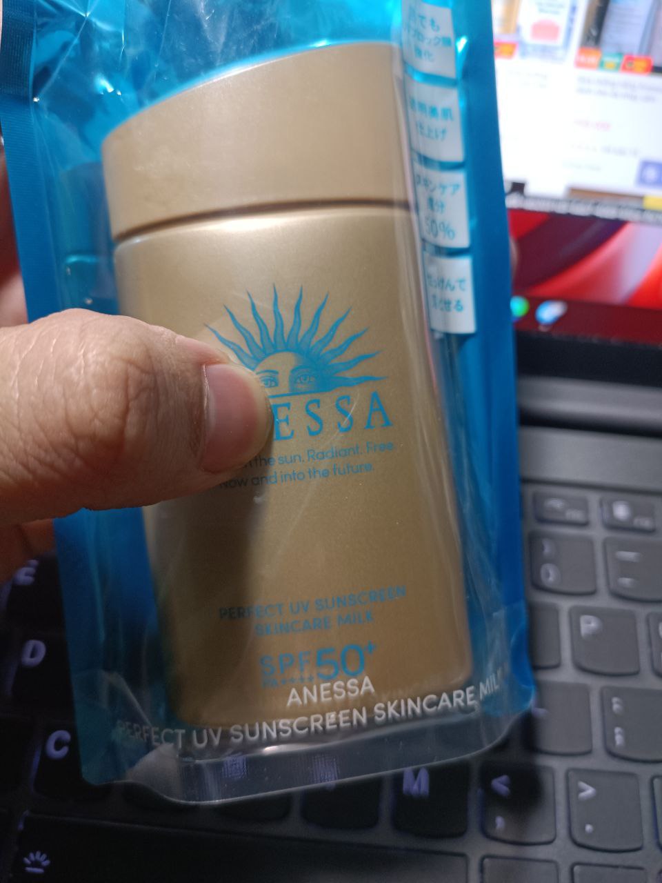 Kem chống nắng anessa vàng/hồng 60ml spf 50+ pa++++