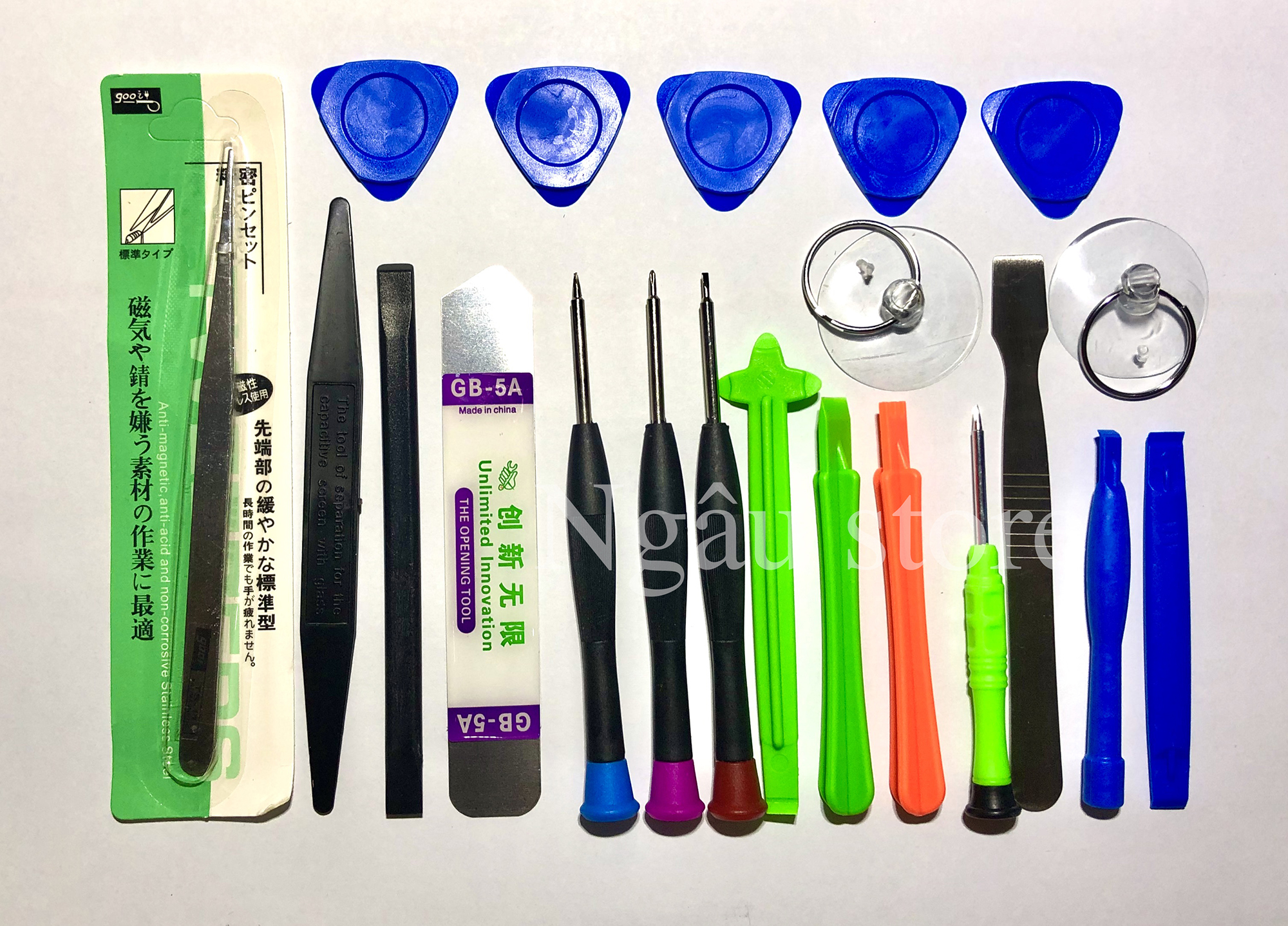 Bộ tua vít và dụng cụ sửa tháo lắp chuyên trị iPhone 7 và 7 plus - bao gồm iPhone 5 6 7 8 samsung xiaomi các loại