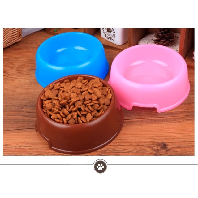 [HCM]Bát ăn nhựa đựng thức ăn cho chó mèo nhiều màu - chén đựng thức ăn cho thú cưng đa dạng kích cỡ chất lượng đảm bảo và cam kết hàng như mô tả