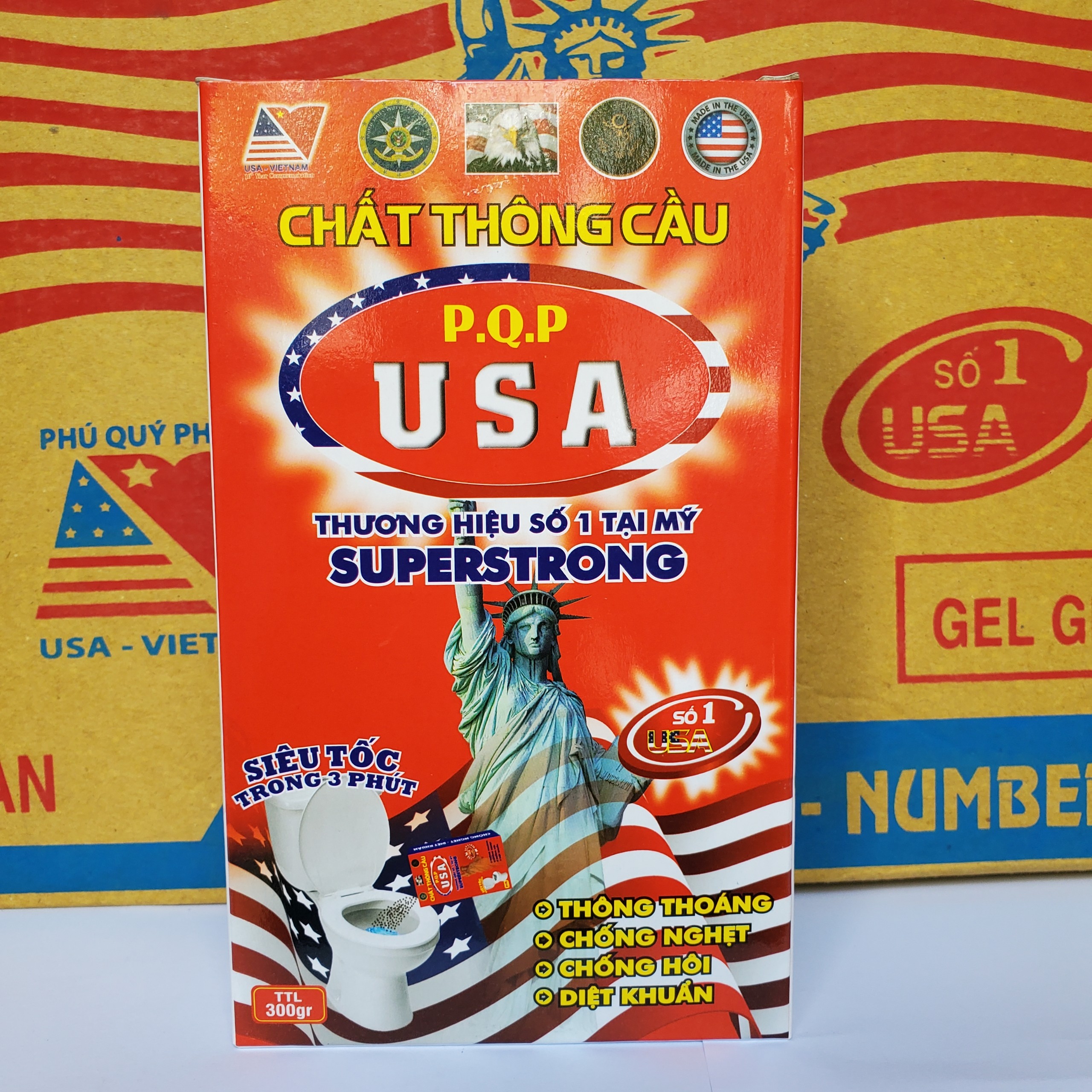 Hộp bột thông cầu p.q.p usa số 1