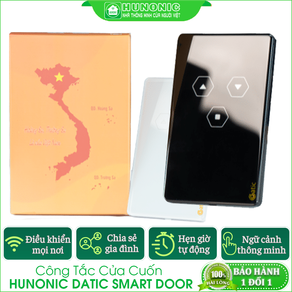 Công Tắc Cửa Cuốn Datic Smart Door Điều Khiển Từ Xa Bằng Điện Thoại, Thương Hiệu Hunonic, Hàng Việt Nam