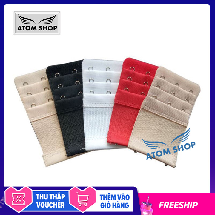 COMBO 2 Móc Nối Dây Áo Ngực Loại 3 móc 3 hàng Áo Ngực Không DâyÁo Ngực Không Gọng MẪU MỚI [Atom Shop]