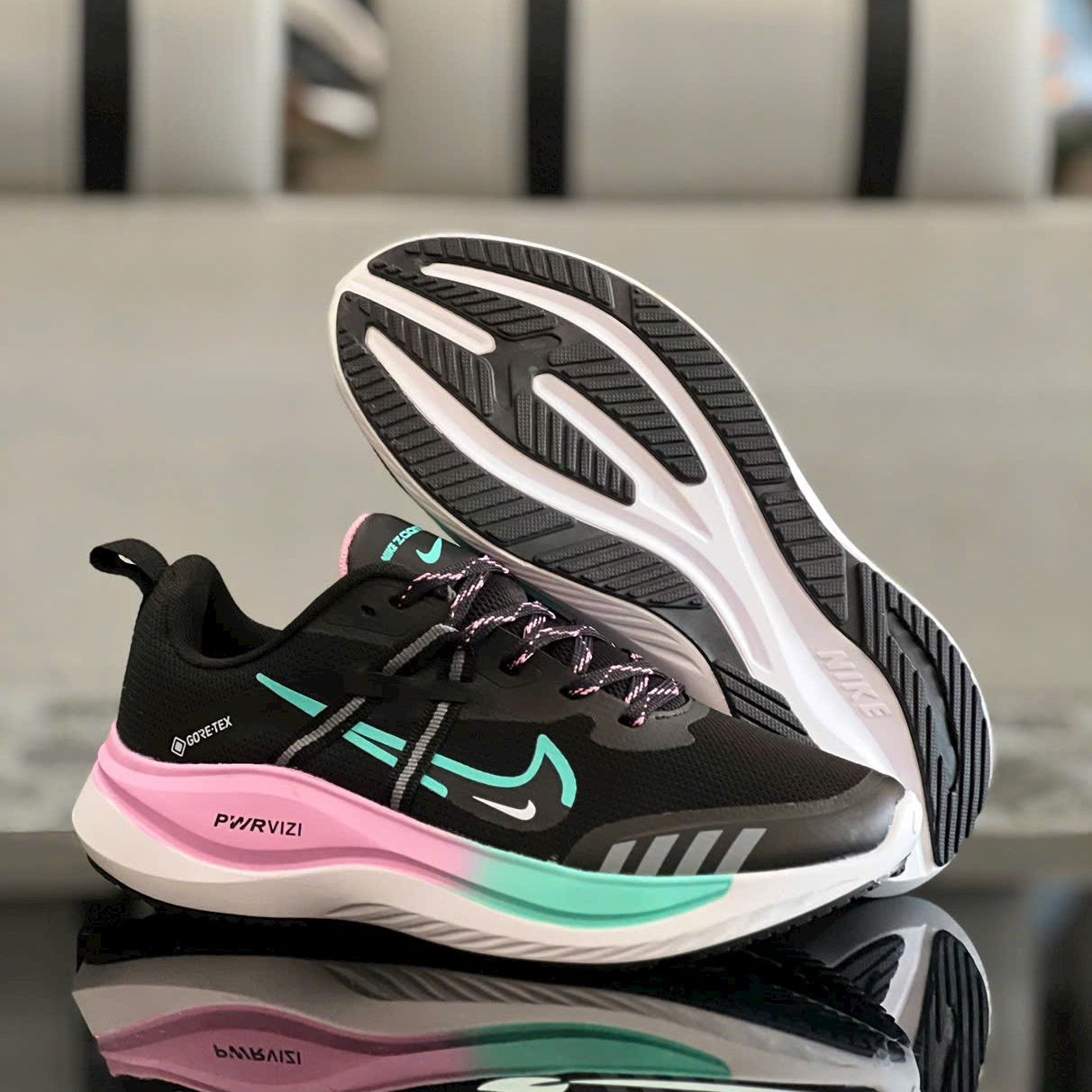 Giày Nữ Thể Thao ZoomX Sport Running Giày sneaker Nữ Chuyên Chạy BộTập GymThể DụcGIÀY XUẤT AUTẶNG VỚMàu đen