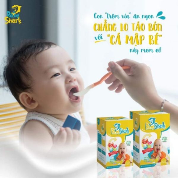Siro baby shark siro cá mập gold x 2 hộp 30 gói