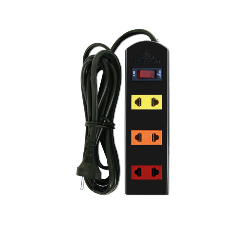 [HCM]Ổ Cắm Điện Robot 3 Ổ 2 Chấu STANDARD 1 + 3D