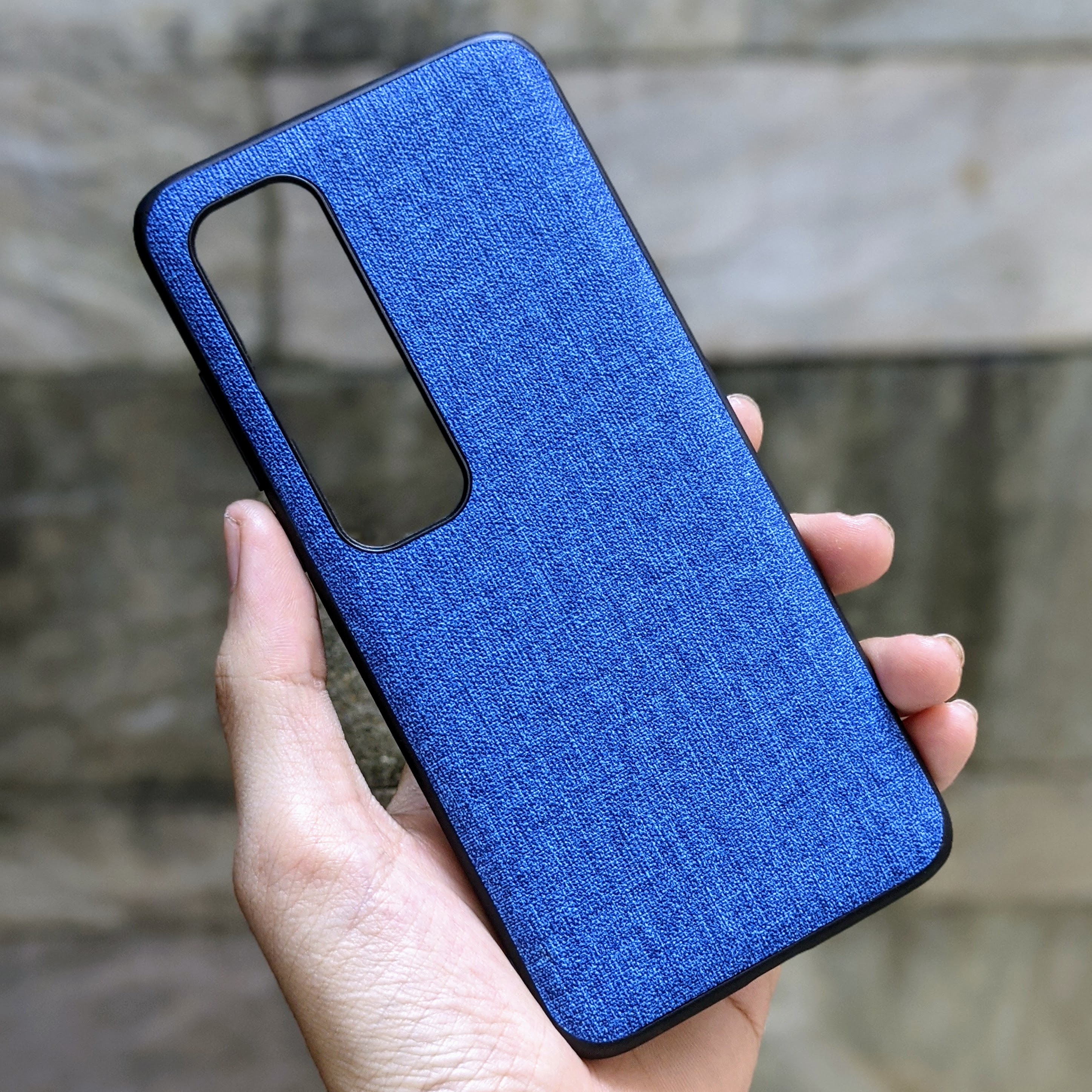 Ốp lưng xiaomi mi 10 ultra vải jean 1 màu độc đáo