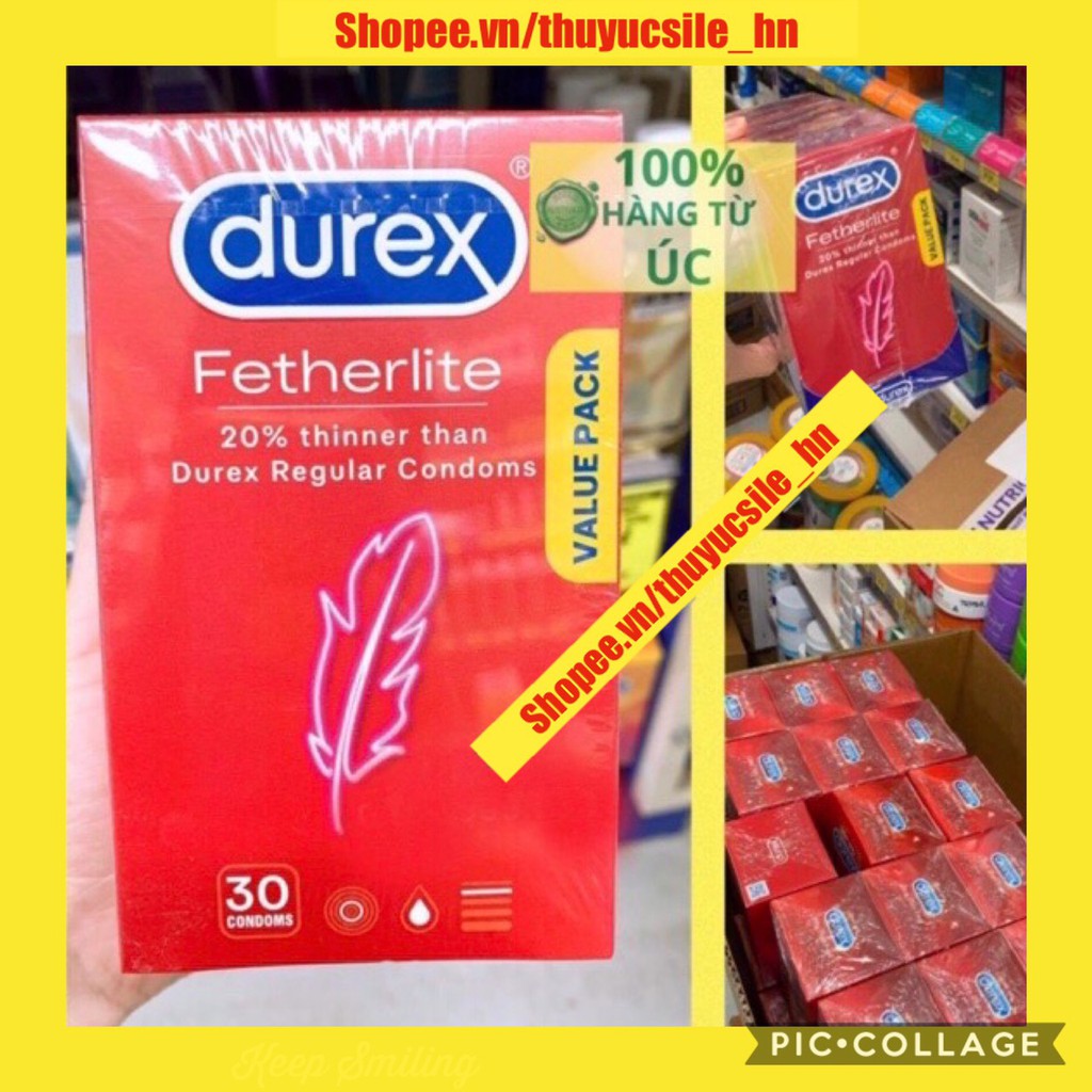 Bao cao su durex úc hộp 30 cái