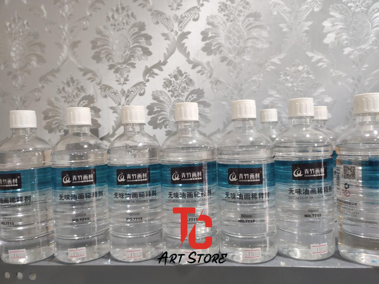 [HCM]Dung môi pha sơn dầu Dầu Thông Chinjoo Chai 500ml