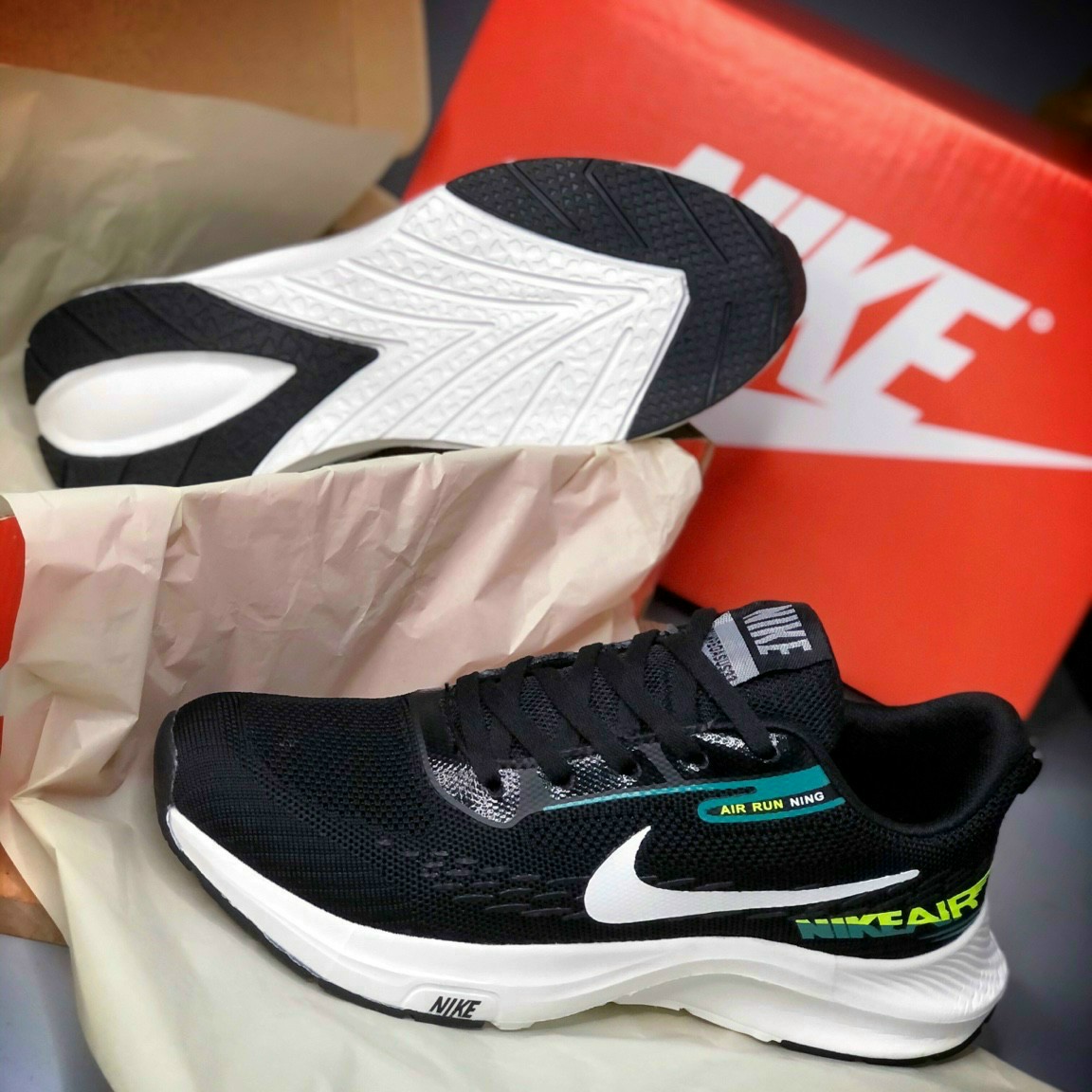 GIÀY RUNNING NAM NỮ NIKE ĐẾ ÊM - FULL BOX
