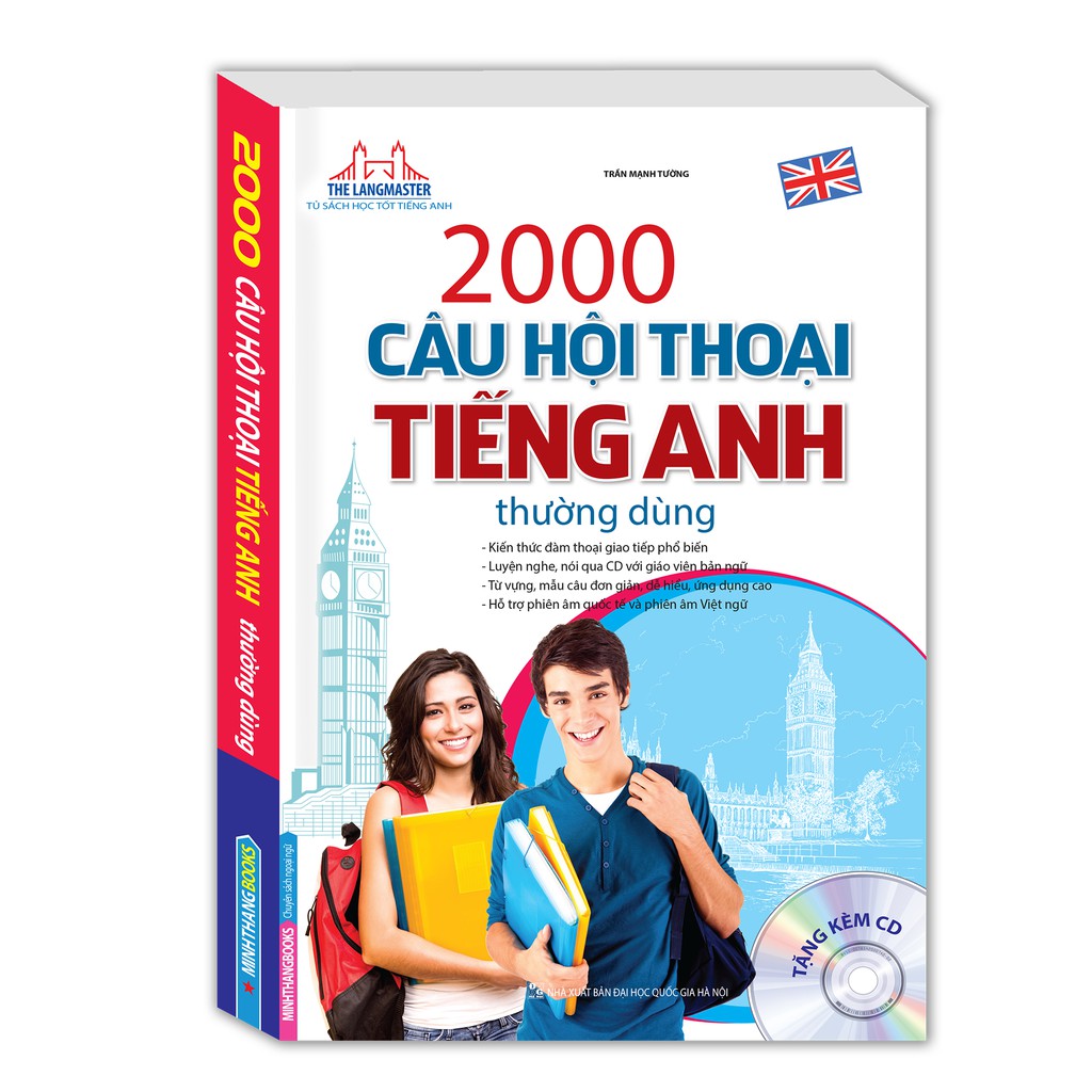 Sách - 2000 câu hội thoại tiếng anh thường dùng