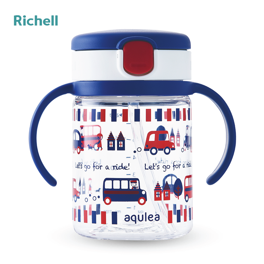 BÌNH ỐNG HÚT AQ RICHELL 200ML XANH RIDE