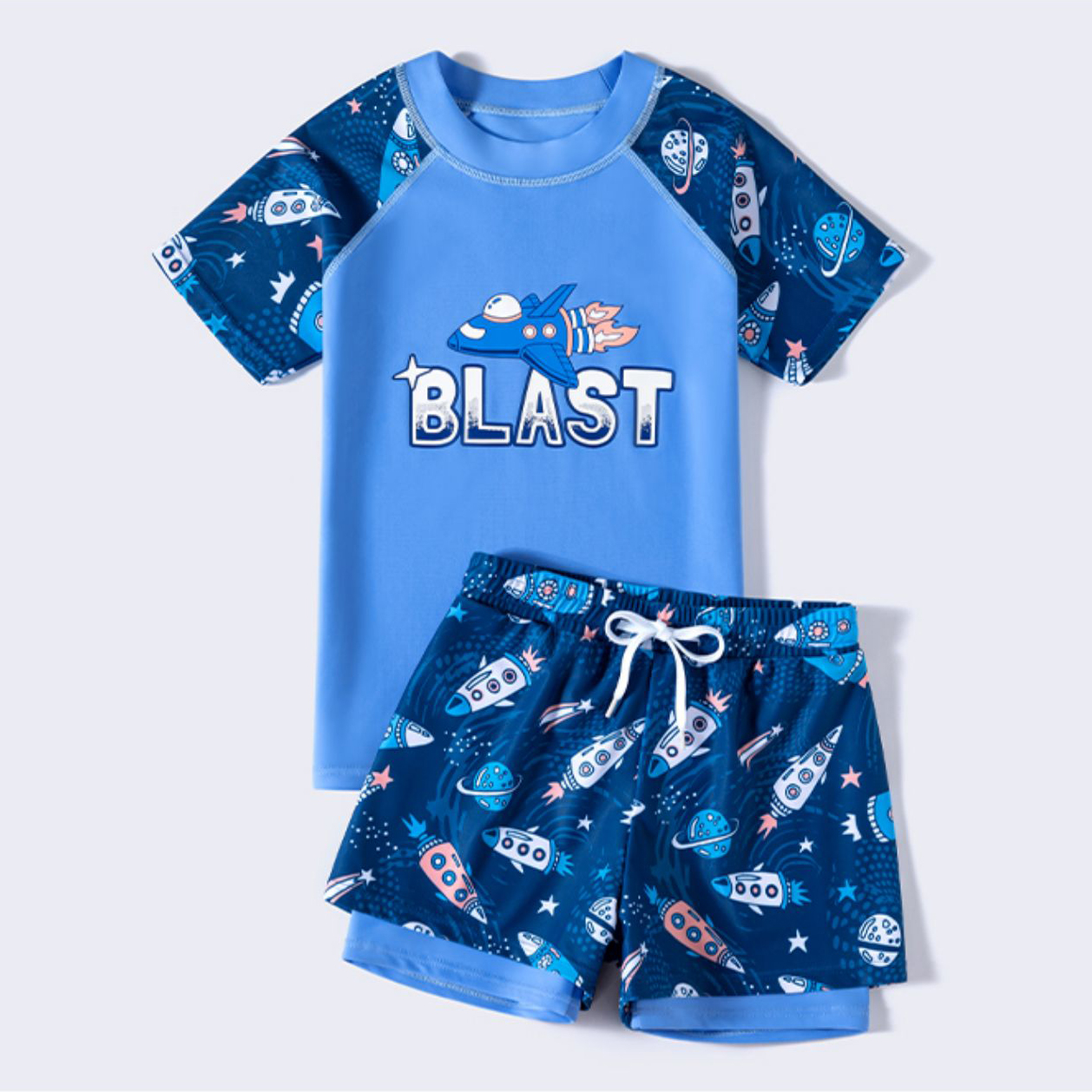 Bộ bơi cho bé Bộ bơi gia đình cho bé size đại đến 65kg Bộ bơi BLAST