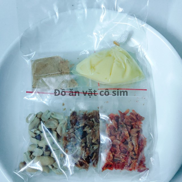 Bánh Tráng Phơi Sương Cuộn Bơ Hành Phi+ Bánh Tráng Trộn Tây Ninh