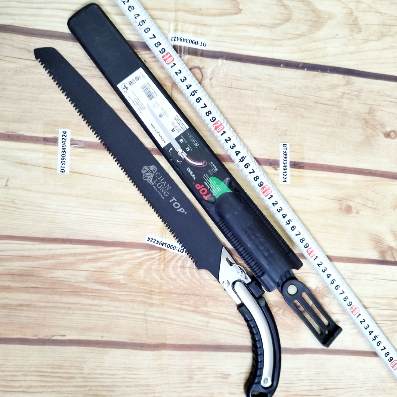 Cưa cành,cưa gỗ cầm tay lưỡi thép đen siêu sắc độ dài 50cm