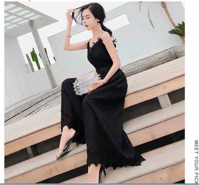 Jump dài thiết kế 2 dây ống rộng phối ren-CS