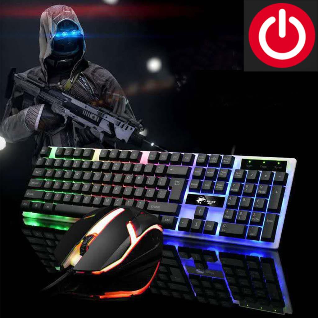 BỘ PHÍM CHUỘT LED CHƠI GAMEPHÍM CHUỘT GIẢ CƠ