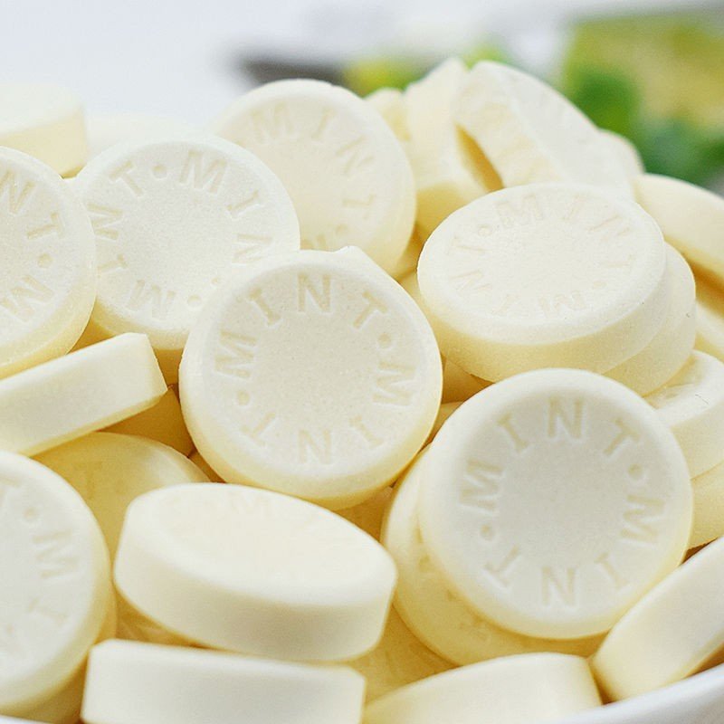 Combo 1000g Prebiotics kẹo viên nén sữa bò non Bổ sung Canxi và dưỡng chất Không đường