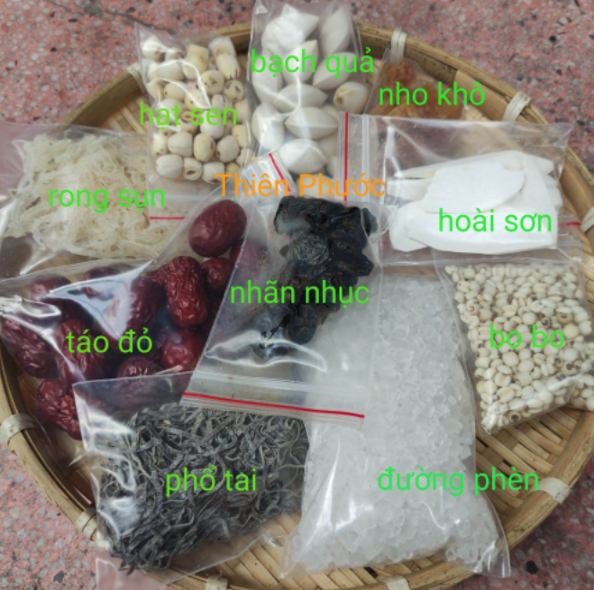 Set Chè Sâm Bổ Lượng thanh nhiệt cơ thể túi 400gram bổ dưỡng
