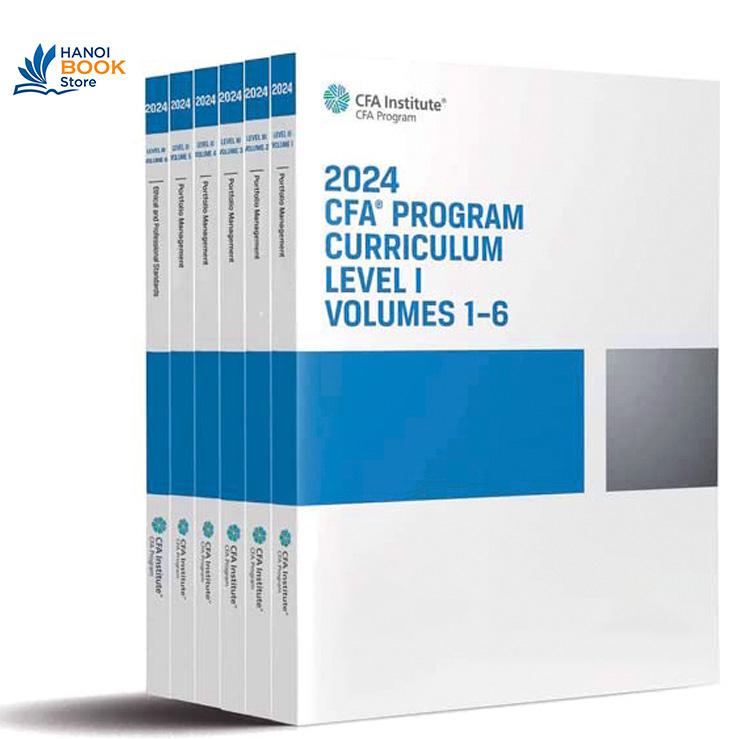 Sách 2024 CFA Program Curriculum Level I (1-6) - Hanoi bookstore