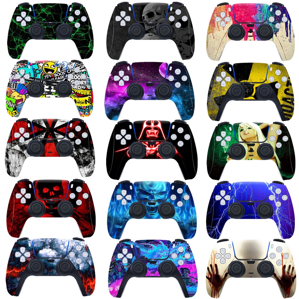 Vinyl Dust-proof Skin Sticker For SONY PlayStation 5 PS5 Controller Game Joystick Accessories Anti-slip Protector Decal Stickers