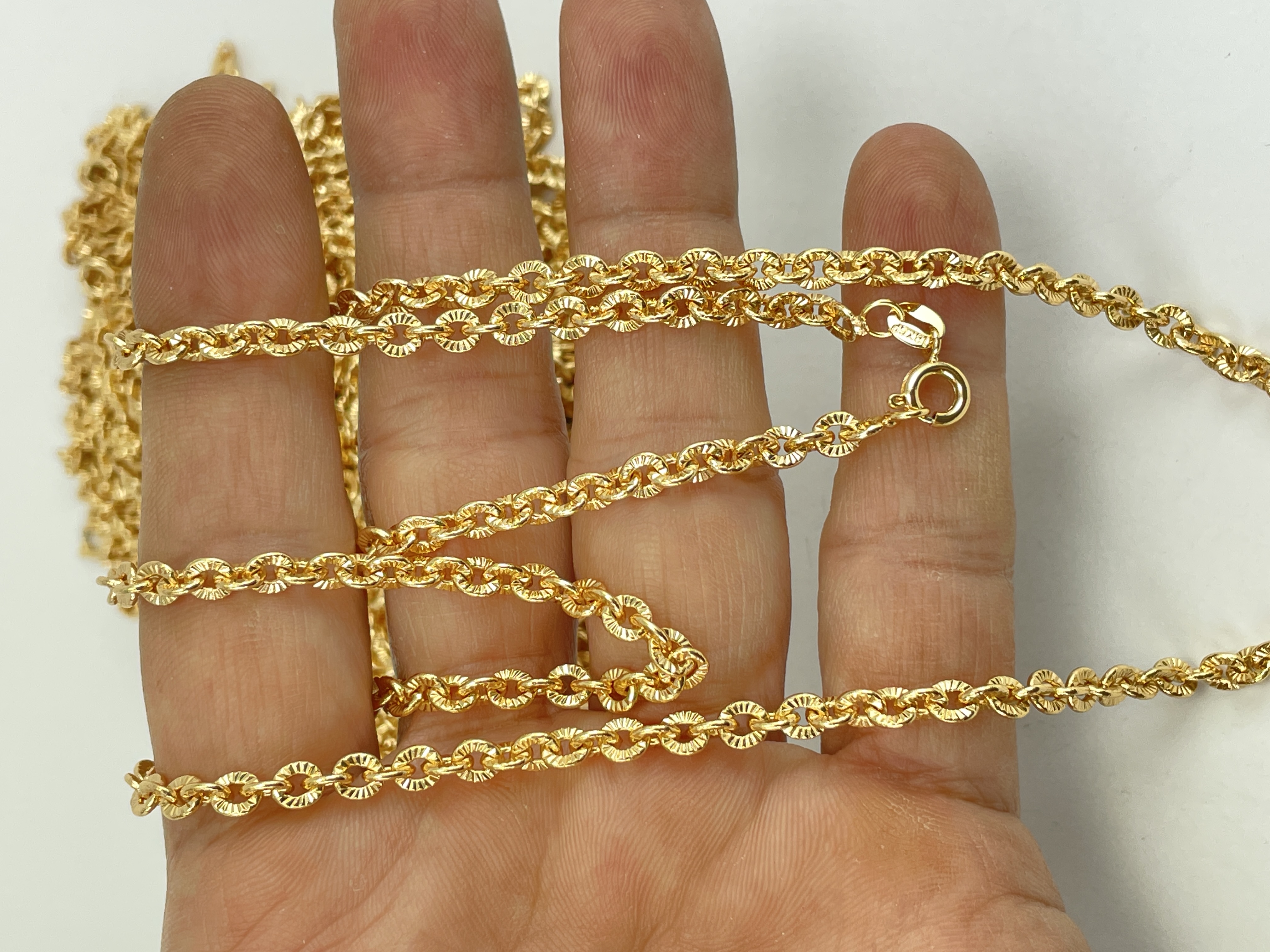[HCM]DÂY CHUYỀN NAM NỮ MẠ VÀNG 18K CAO CẤP - DC086L75
