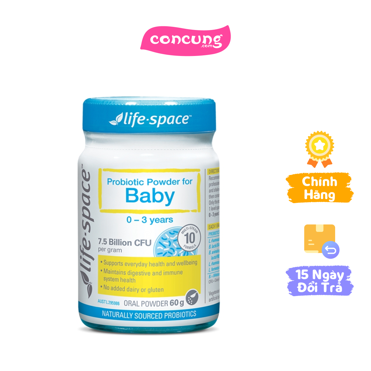 Life Space Probiotic Powder for Baby 6 tháng - 3 tuổi 60g