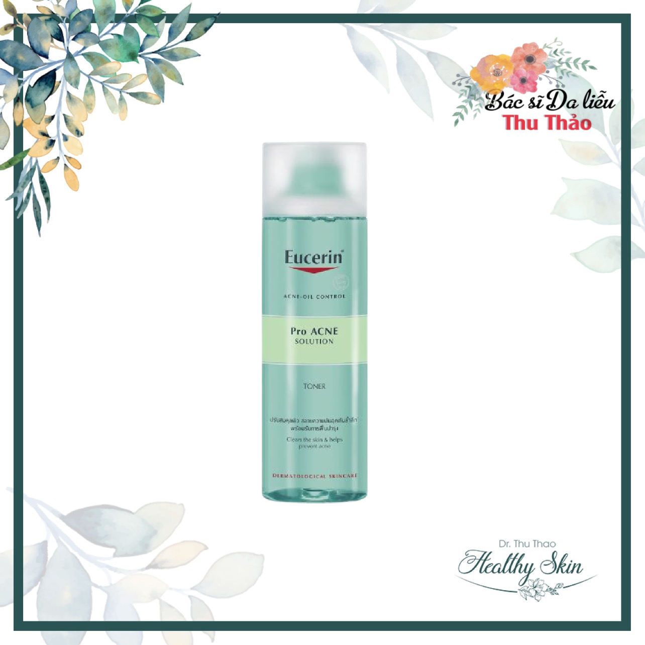 [200ML] TONER EUCERIN PRO ACNE SOLUTION DÀNH CHO DA MỤN