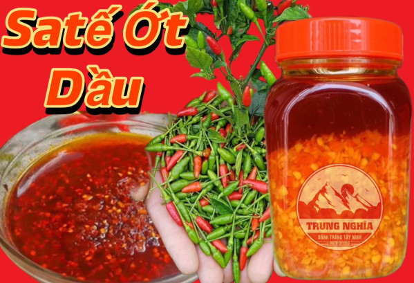 Satế ớt dầu siêu cay trung nghĩa