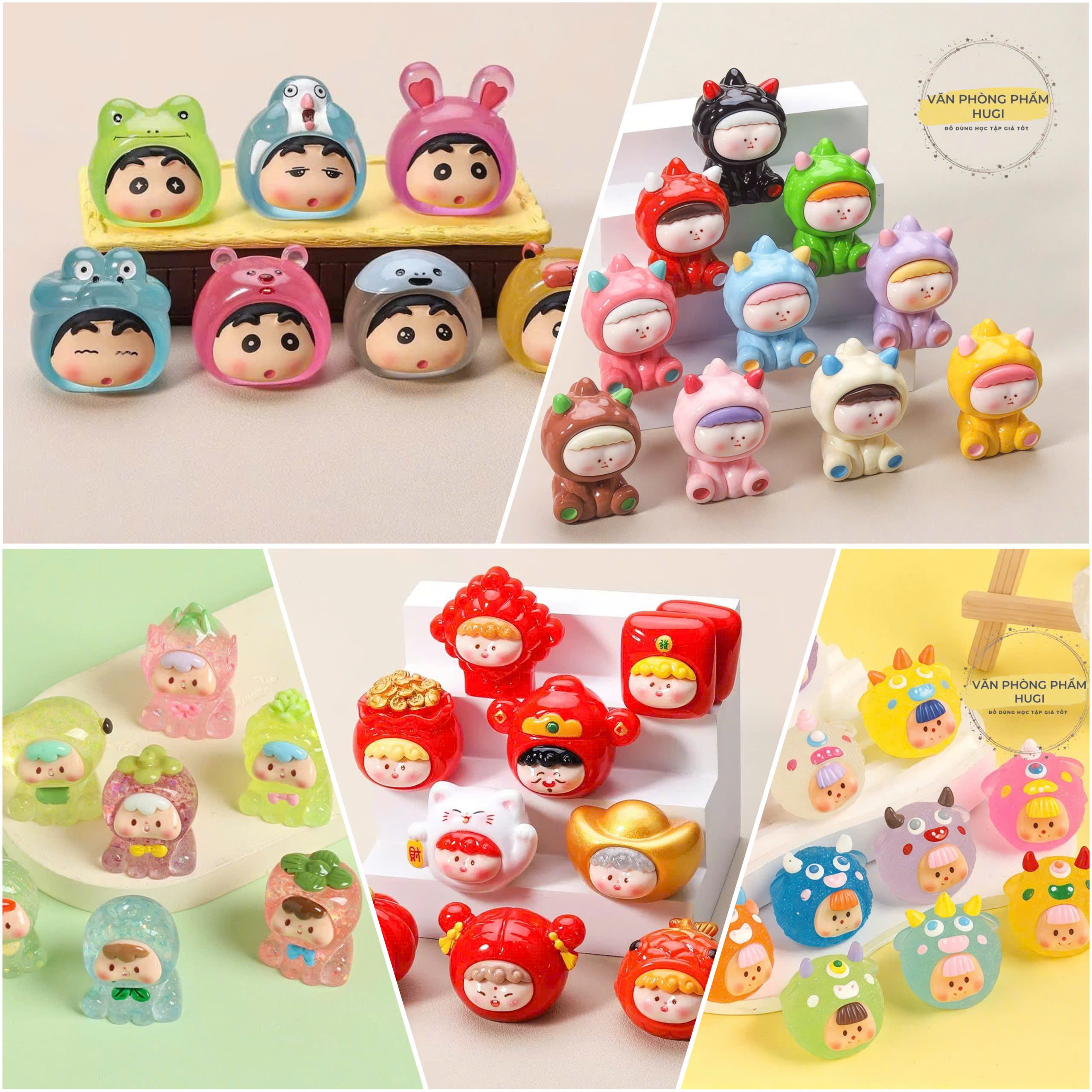 Combo 5/10/20 Túi Mù Nhân Phẩm, Túi Mù May Mắn Size Lớn Mix Nhiều Mẫu Cao Cấp