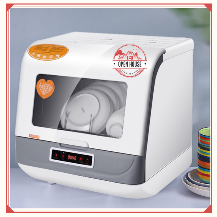 Máy rửa chén mini mới - Máy rửa bát đa chức năng gia đình thông minh, thao tác một phím Smart, làm sạch 360 độ bằng nước nóng