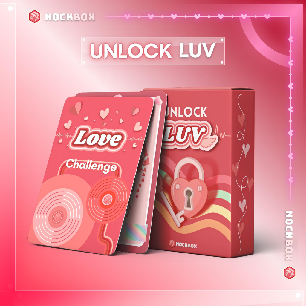 Bộ Bài Hẹn Hò Unlock LUV dành cho couple, cặp đôi trải nghiệm hẹn hò
