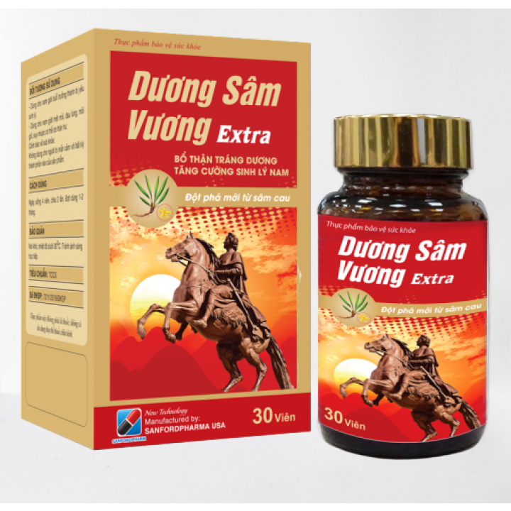 Dương Sâm Vương Extra - Bổ thận tráng dương, tăng cường sinh lý
