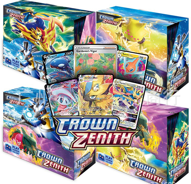 🌟giá sốc🌟 hộp bài pokemon 360 thẻ crown zenith evolving skies 36 gói booster box 36 pack
