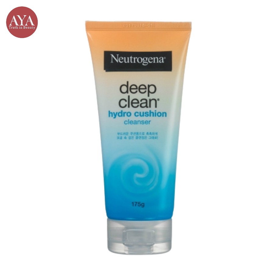 Sữa rửa mặt tạo bọt neutrogena deep clean hydro cushion cleanser đài loan 175g