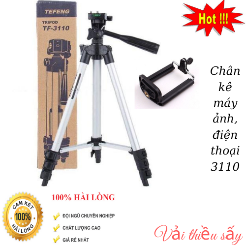 Tripod TF 3110 chân kê máy ảnh, điện thoại về hàng, chiều dài lên đến 1m,