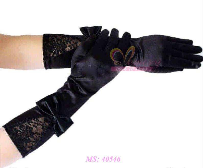 Găng tay cô dâu và dạ hội ms: 40546