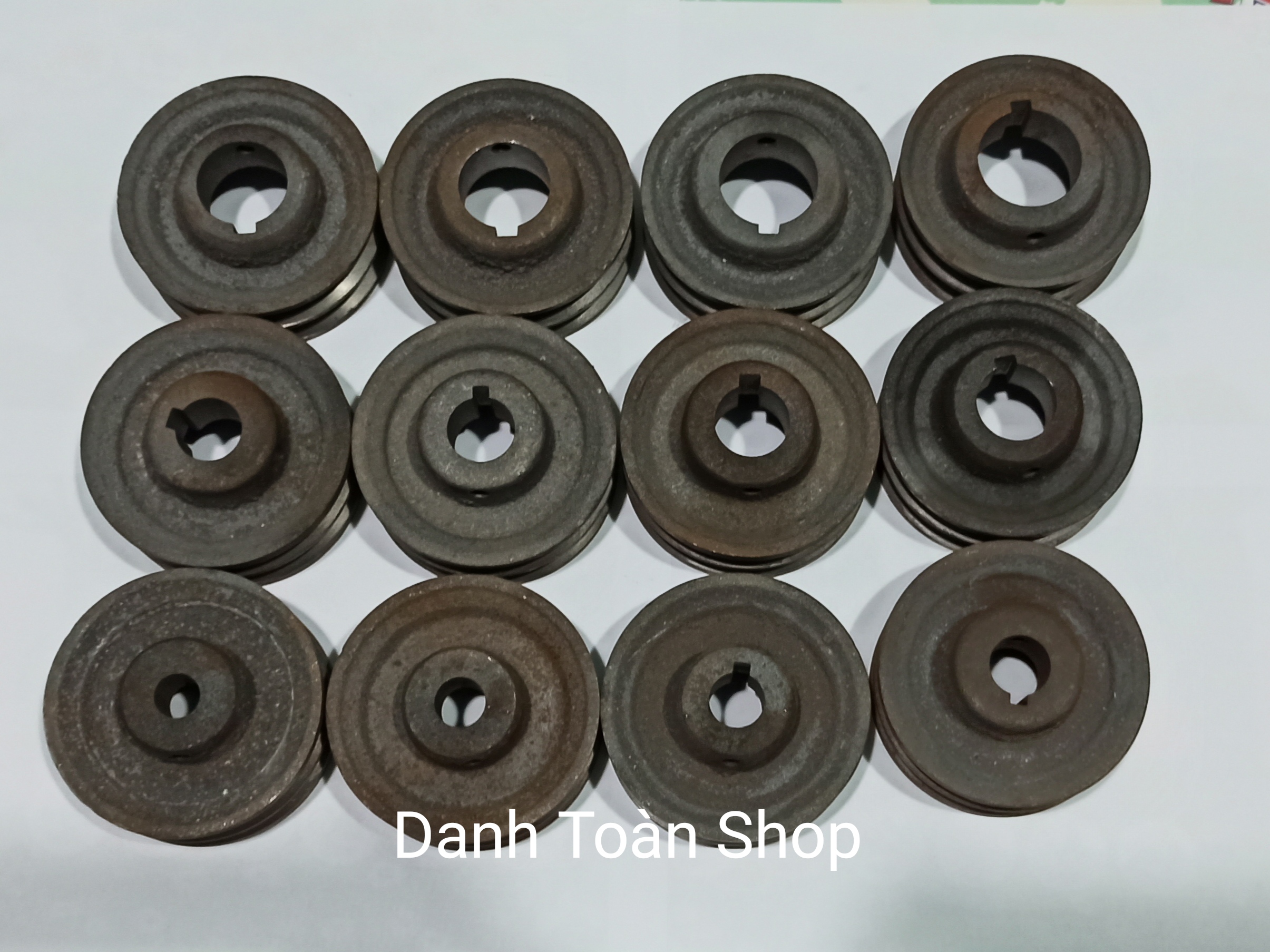 BULY GAN 10CM 2 RẢNH , 100MM BẢNG A B ( PULLEY ) PULY KÉO TẢI