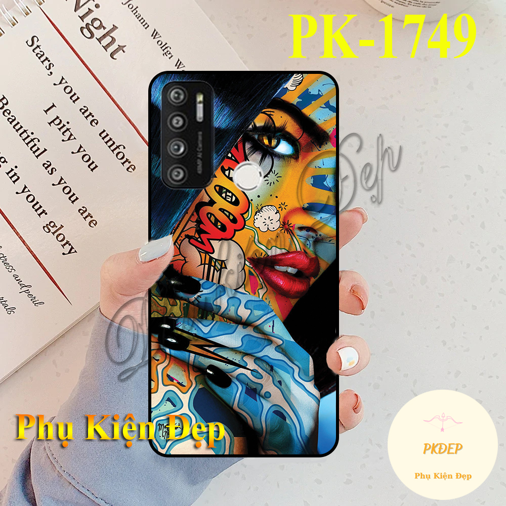 [HCM]Ốp lưng Vsmart Live 4 - Ốp dẻo đen in hình Random