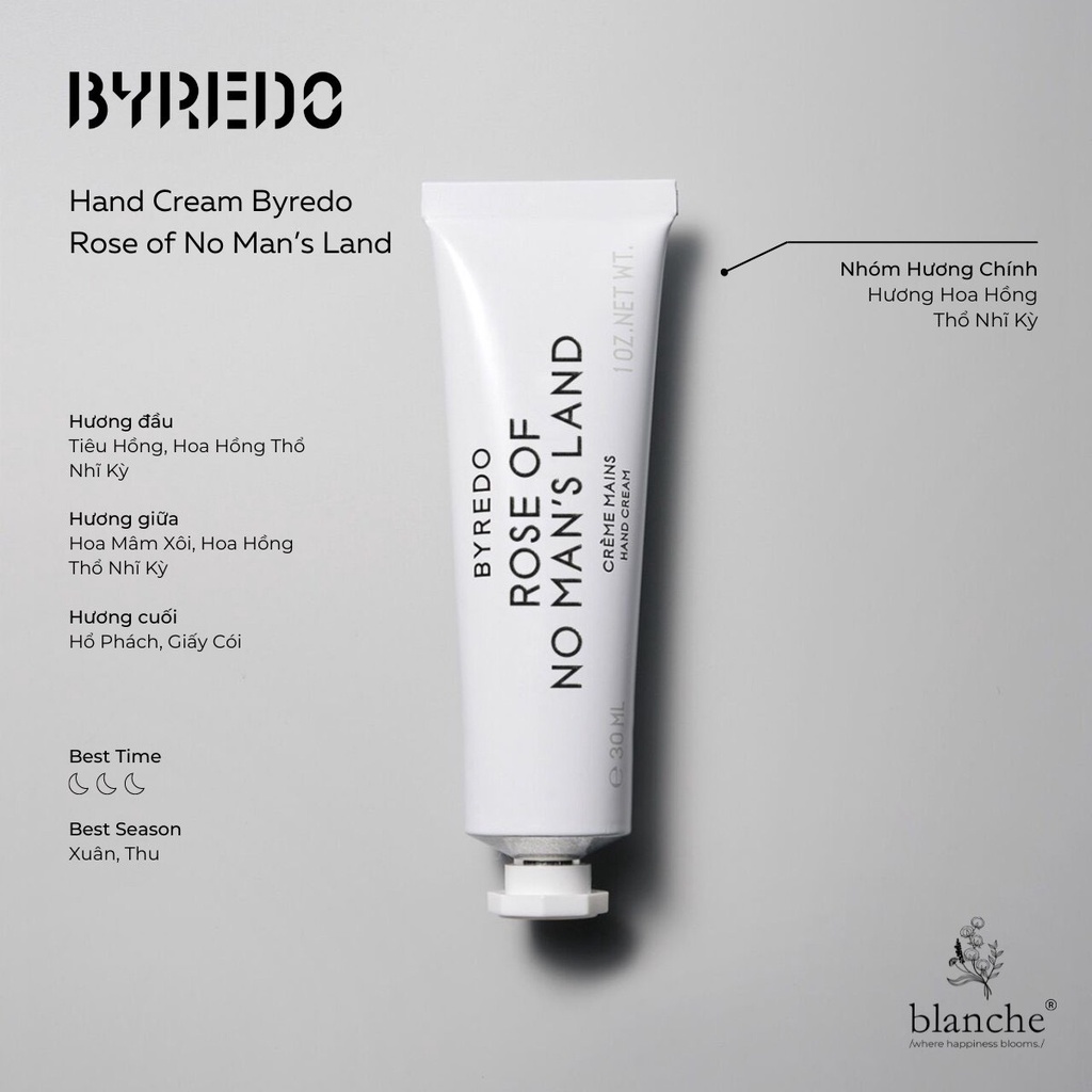 Kem Tay Byredo Hand Cream Hương Nước Hoa 30ml