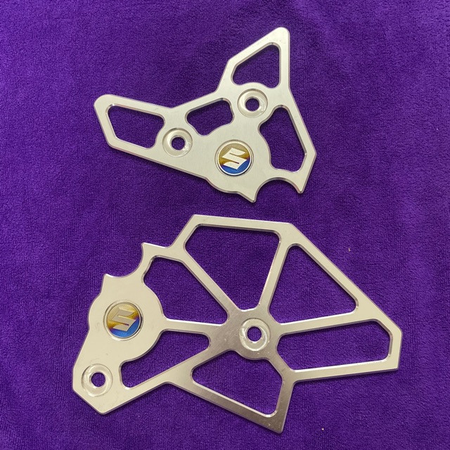 [HCM]Nẹp sườn cho xe Raider  Satria kèm logo chữ S titan Cao Cấp