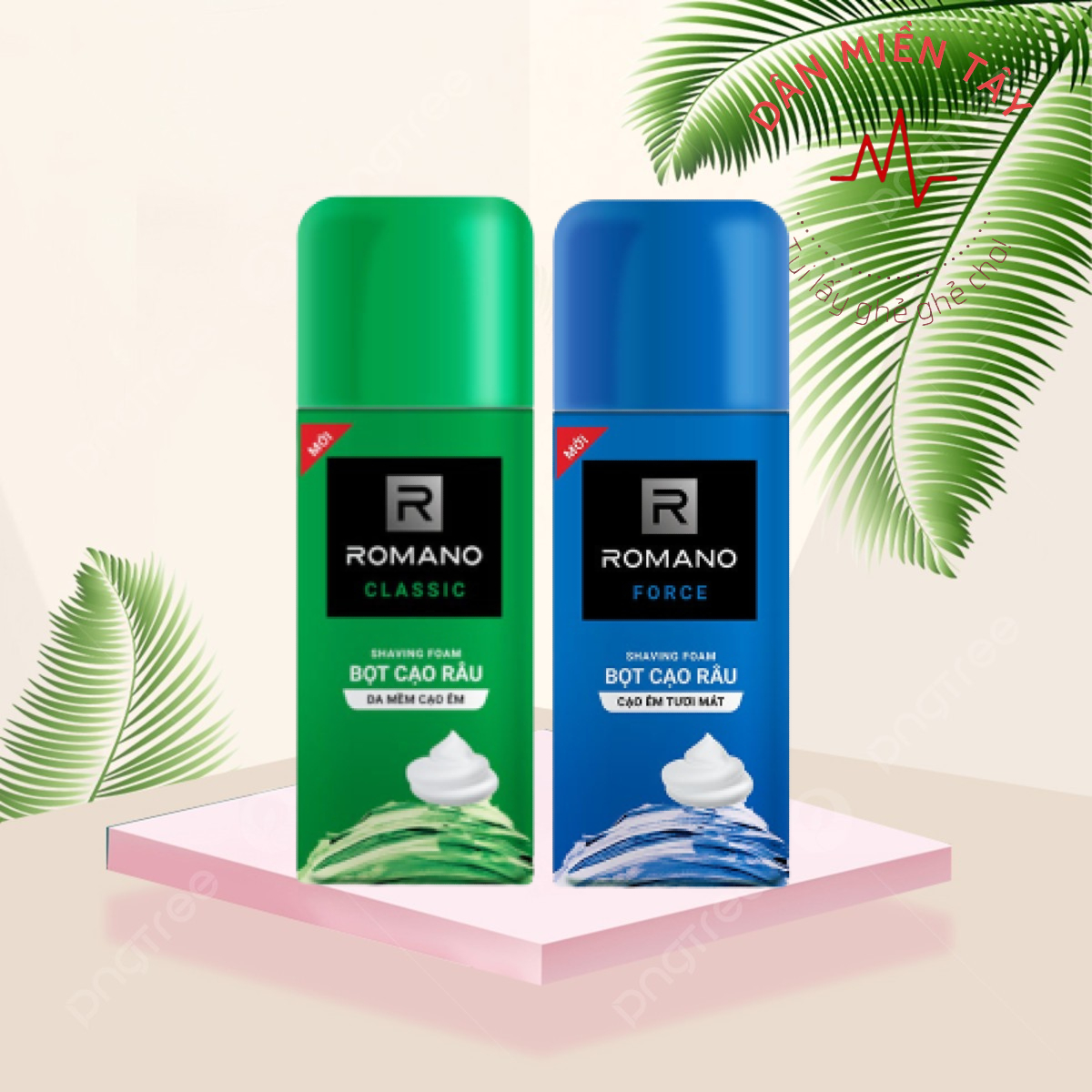 Bọt cạo râu romano classic/force 175ml