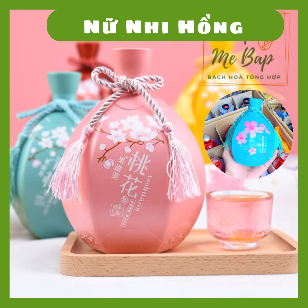 Nước trái cây lên men 500ml - nước hoa quả nữ nhi hồng - nhà bắp